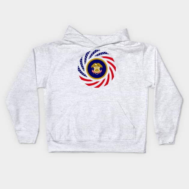 Utah Murican Patriot Flag Series Kids Hoodie by Village Values